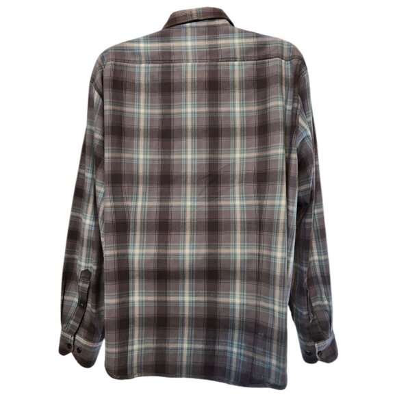 JKL Long Sleeve Plaid Buttom Up Shirt sz XXL - Picture 4 of 12